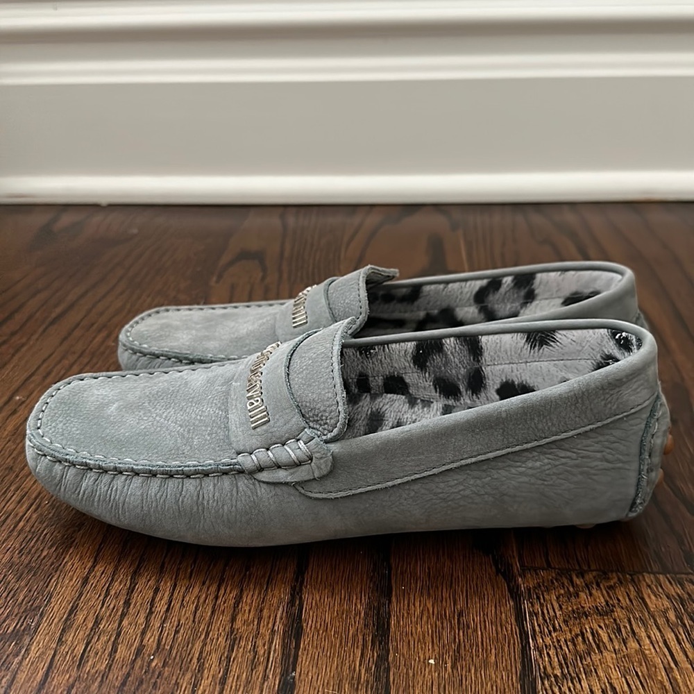 Roberto Cavalli Suede Loafers‎ Size 36